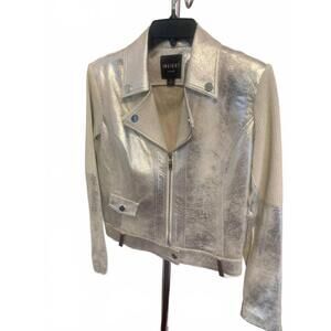 NEW INSIGHT women's motorcycle jacket in silver ice